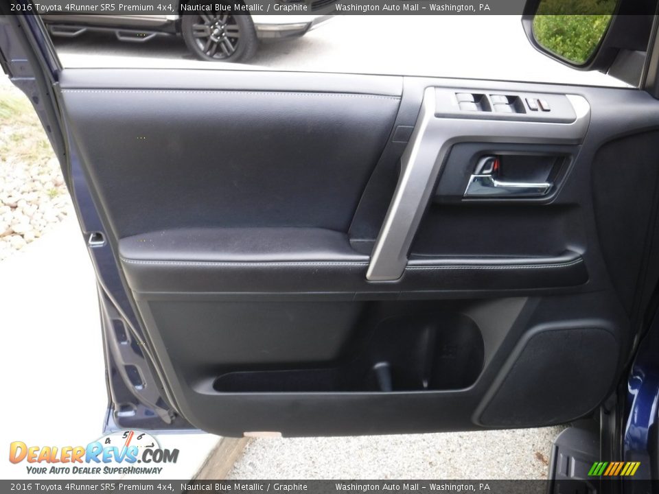 2016 Toyota 4Runner SR5 Premium 4x4 Nautical Blue Metallic / Graphite Photo #20