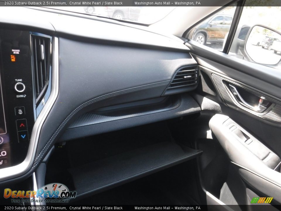 2020 Subaru Outback 2.5i Premium Crystal White Pearl / Slate Black Photo #25