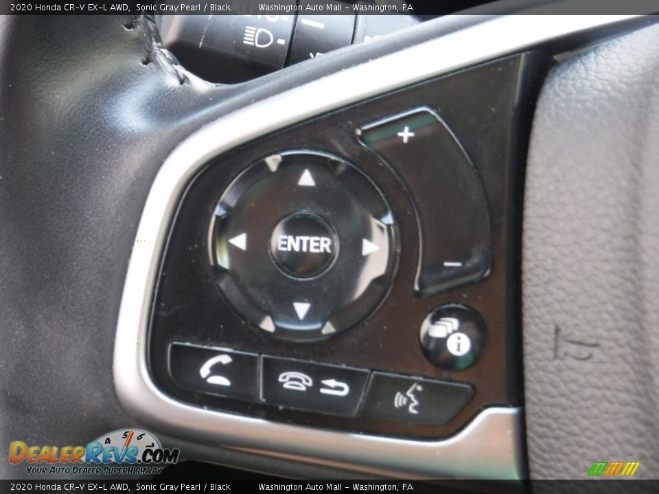 2020 Honda CR-V EX-L AWD Sonic Gray Pearl / Black Photo #22