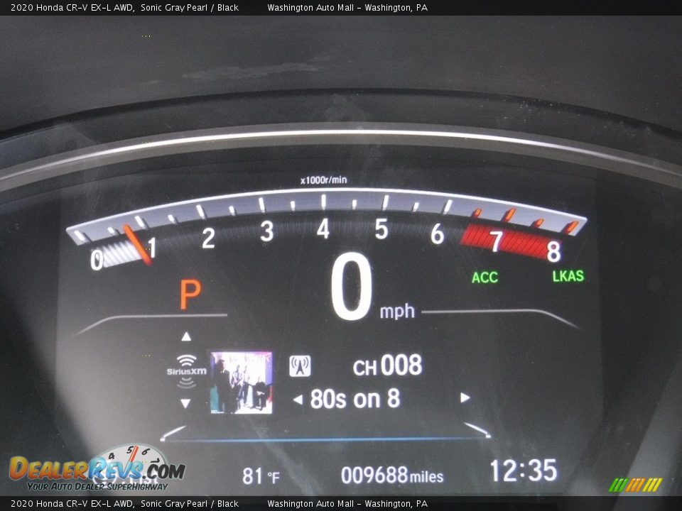 2020 Honda CR-V EX-L AWD Sonic Gray Pearl / Black Photo #32