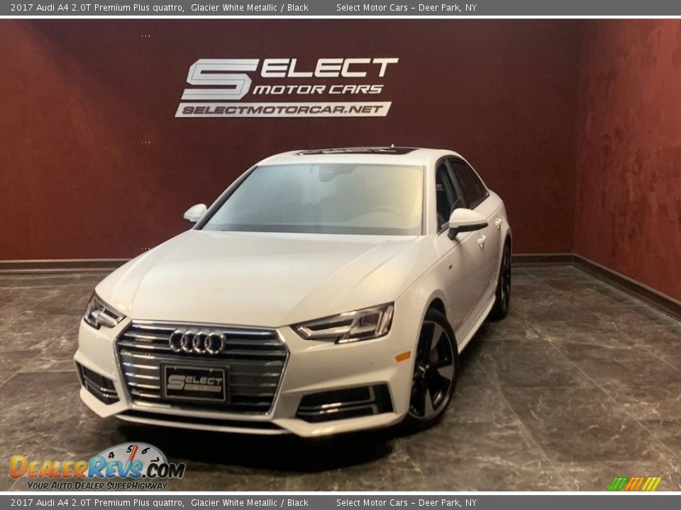 2017 Audi A4 2.0T Premium Plus quattro Glacier White Metallic / Black Photo #1