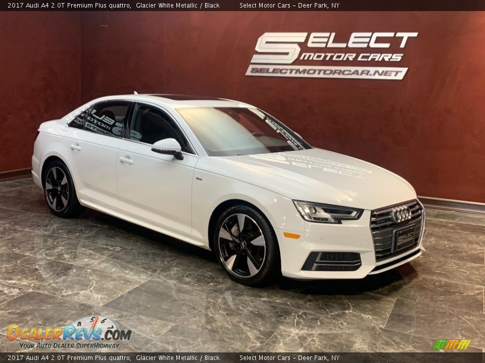 2017 Audi A4 2.0T Premium Plus quattro Glacier White Metallic / Black Photo #3