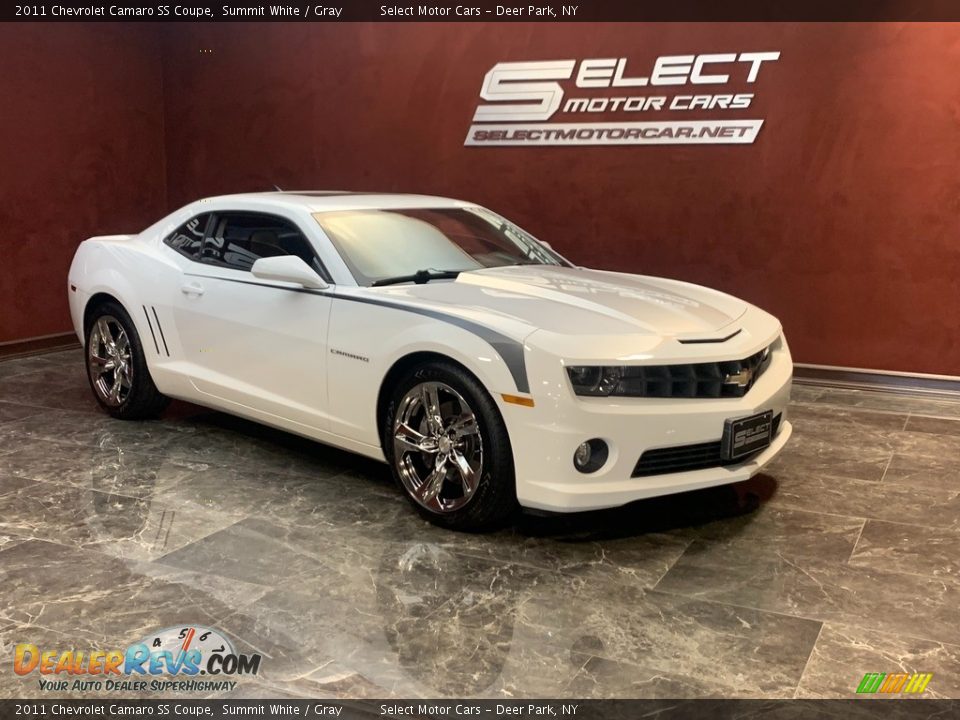 2011 Chevrolet Camaro SS Coupe Summit White / Gray Photo #3