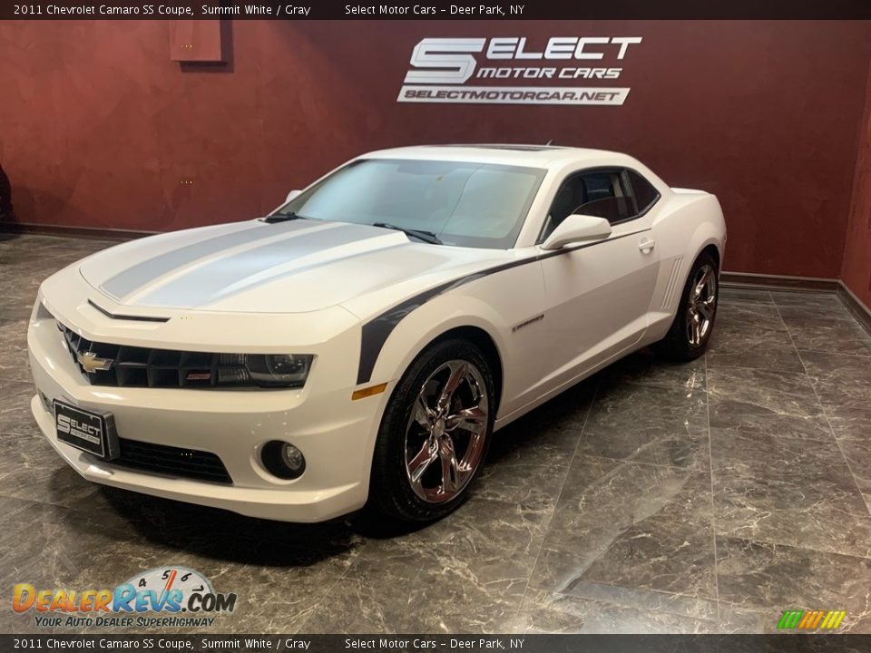 2011 Chevrolet Camaro SS Coupe Summit White / Gray Photo #5