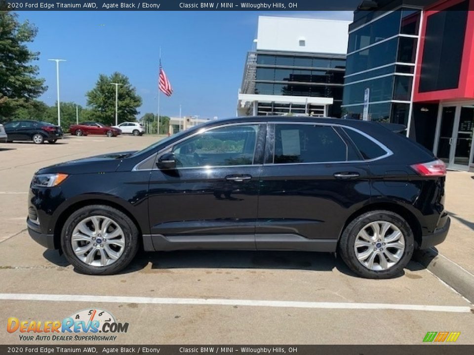 2020 Ford Edge Titanium AWD Agate Black / Ebony Photo #2