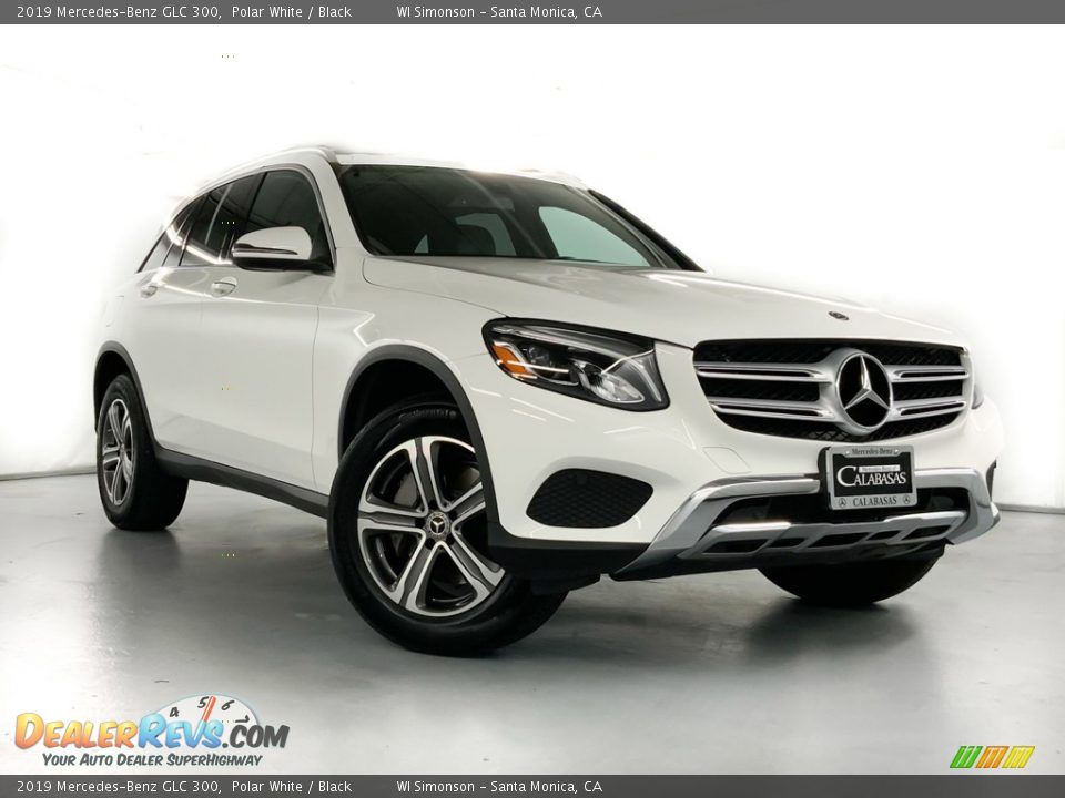 2019 Mercedes-Benz GLC 300 Polar White / Black Photo #2