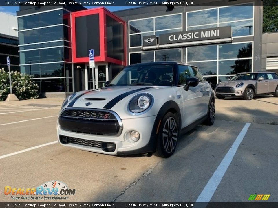 2019 Mini Hardtop Cooper S 2 Door White Silver / Carbon Black Photo #1