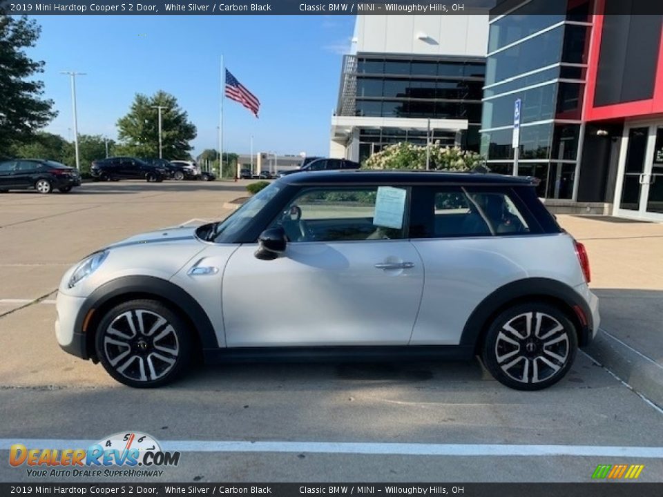 2019 Mini Hardtop Cooper S 2 Door White Silver / Carbon Black Photo #2