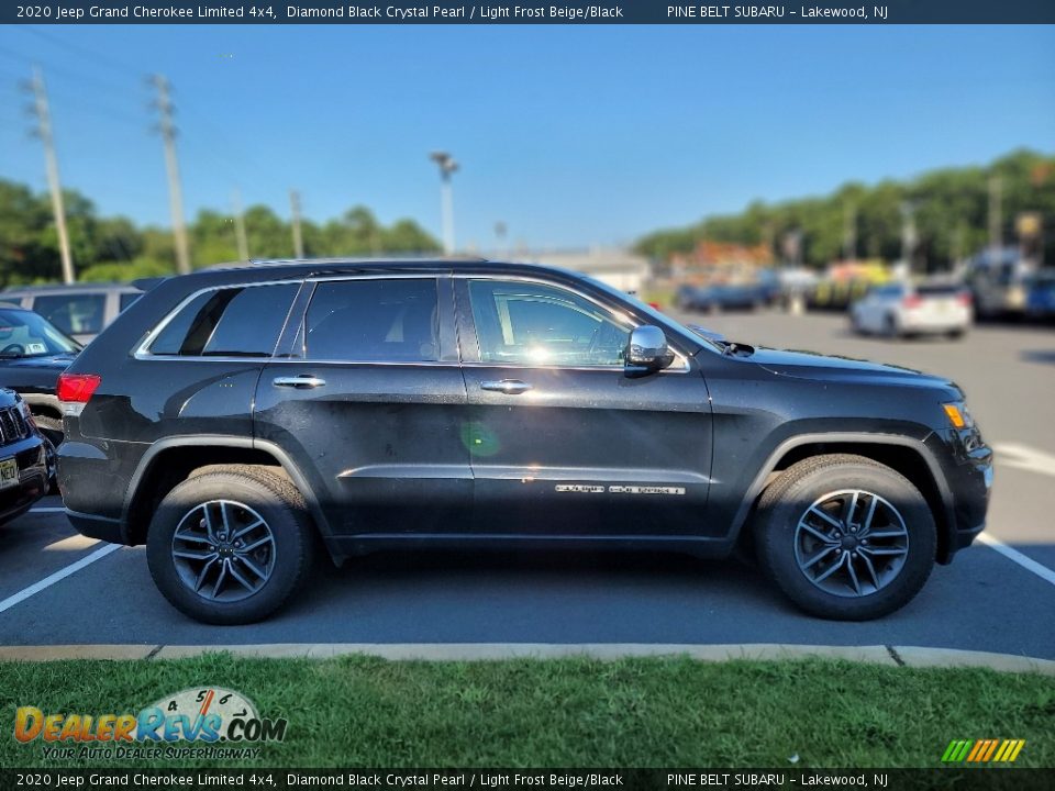 2020 Jeep Grand Cherokee Limited 4x4 Diamond Black Crystal Pearl / Light Frost Beige/Black Photo #5