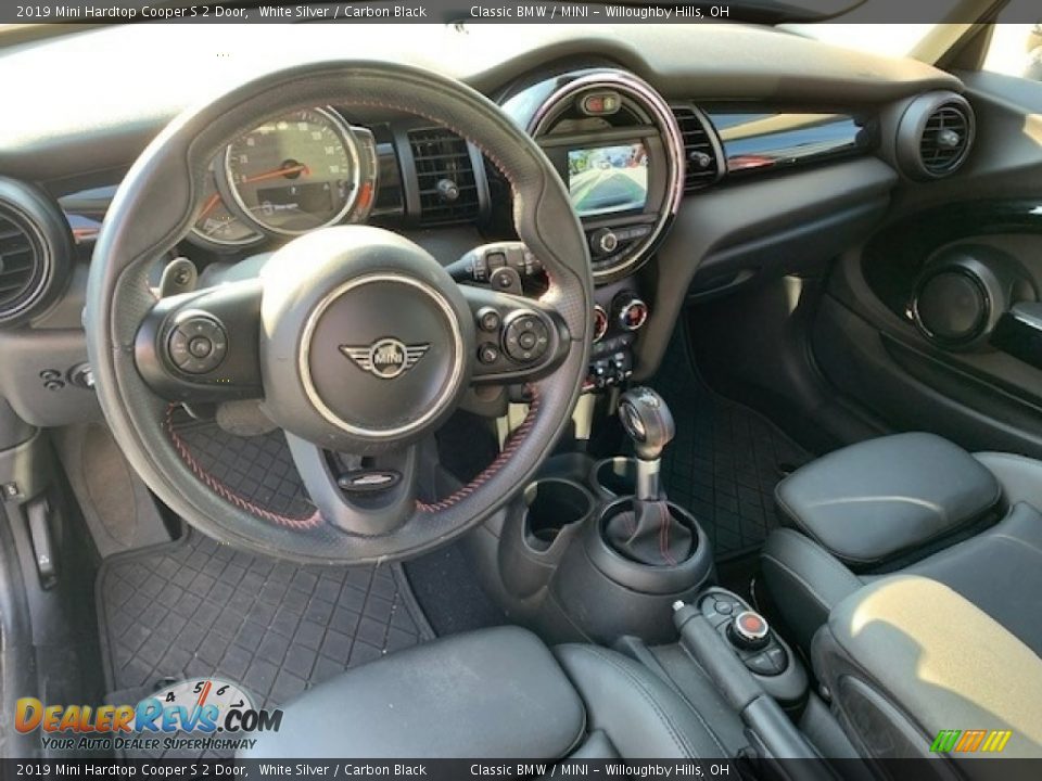 2019 Mini Hardtop Cooper S 2 Door White Silver / Carbon Black Photo #3