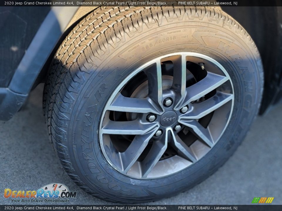 2020 Jeep Grand Cherokee Limited 4x4 Diamond Black Crystal Pearl / Light Frost Beige/Black Photo #6