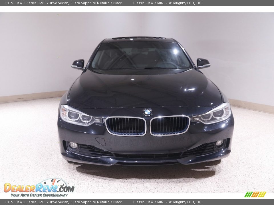 2015 BMW 3 Series 328i xDrive Sedan Black Sapphire Metallic / Black Photo #2