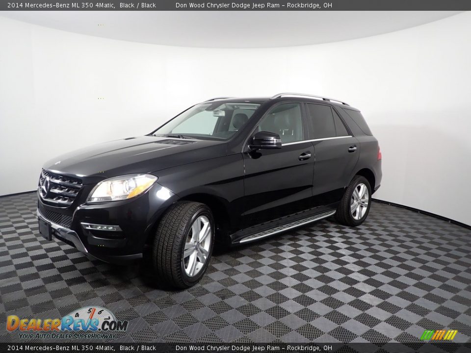 2014 Mercedes-Benz ML 350 4Matic Black / Black Photo #8