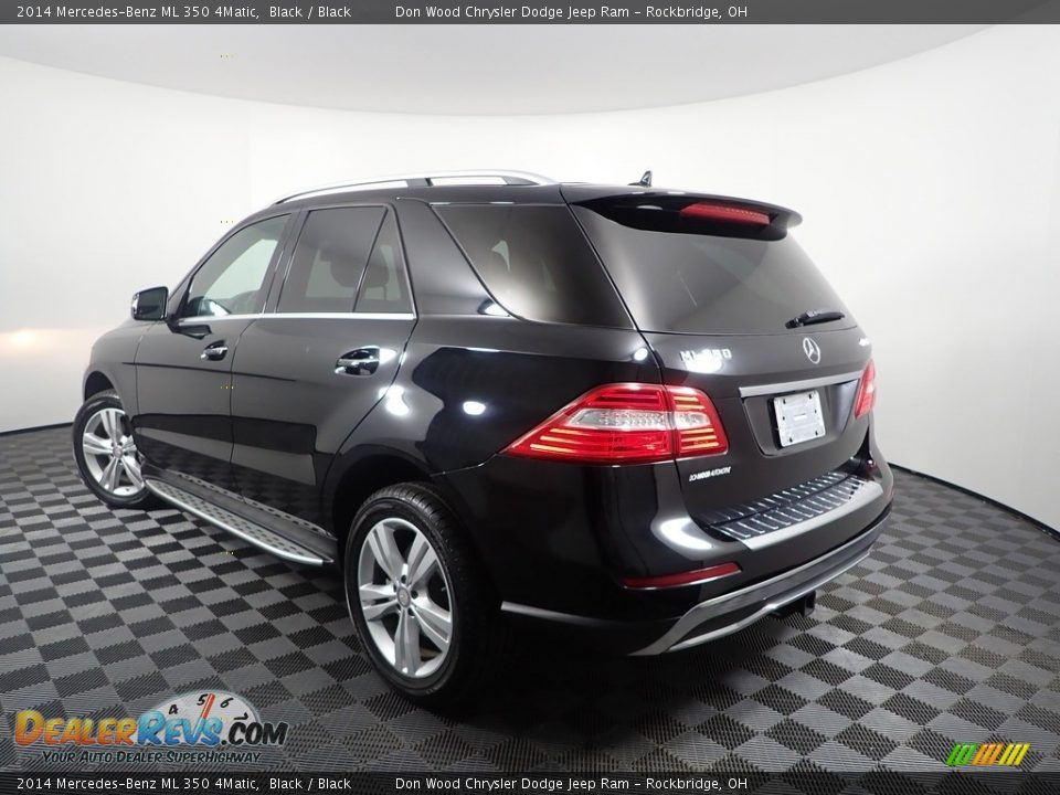 2014 Mercedes-Benz ML 350 4Matic Black / Black Photo #9