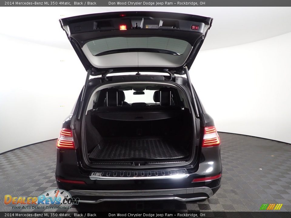 2014 Mercedes-Benz ML 350 4Matic Black / Black Photo #11