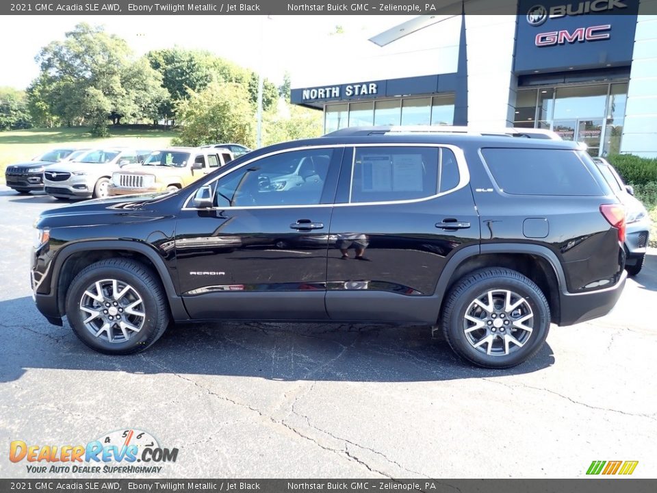 2021 GMC Acadia SLE AWD Ebony Twilight Metallic / Jet Black Photo #2