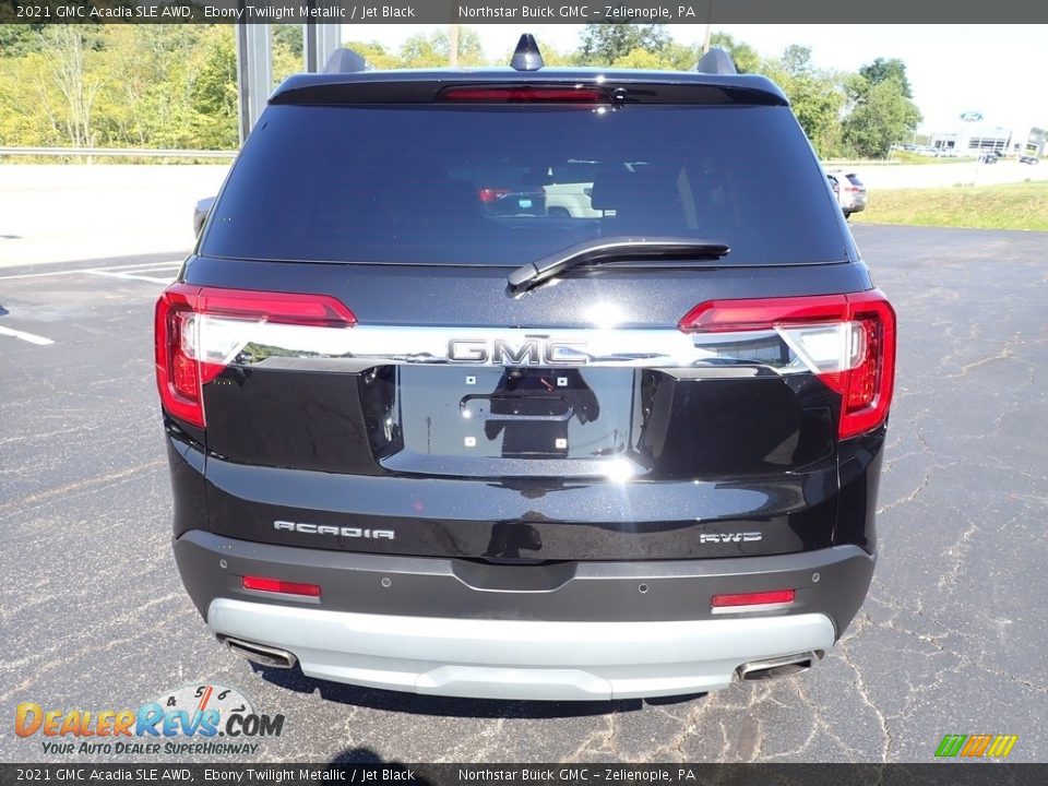 2021 GMC Acadia SLE AWD Ebony Twilight Metallic / Jet Black Photo #4