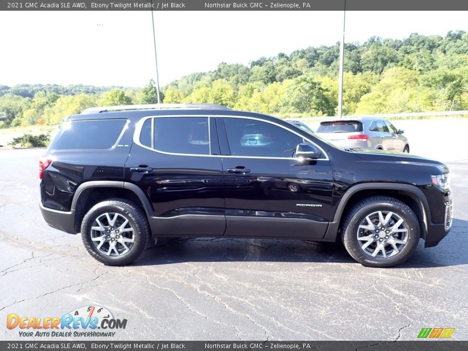 2021 GMC Acadia SLE AWD Ebony Twilight Metallic / Jet Black Photo #8