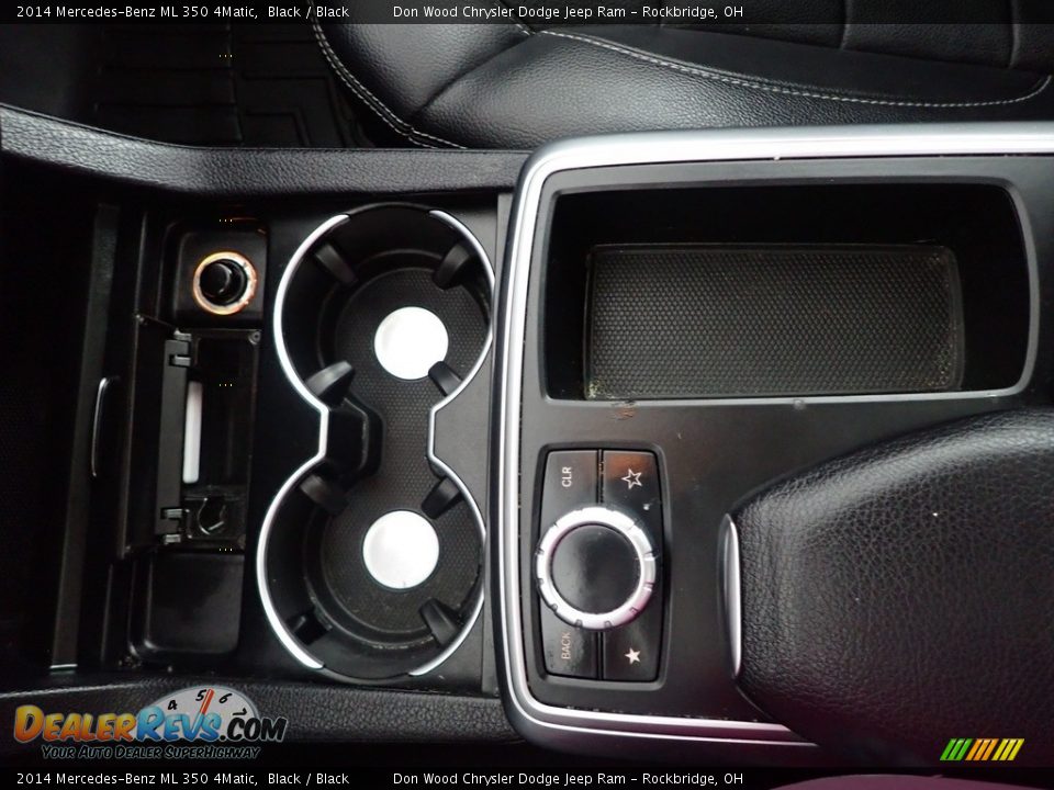 2014 Mercedes-Benz ML 350 4Matic Black / Black Photo #24