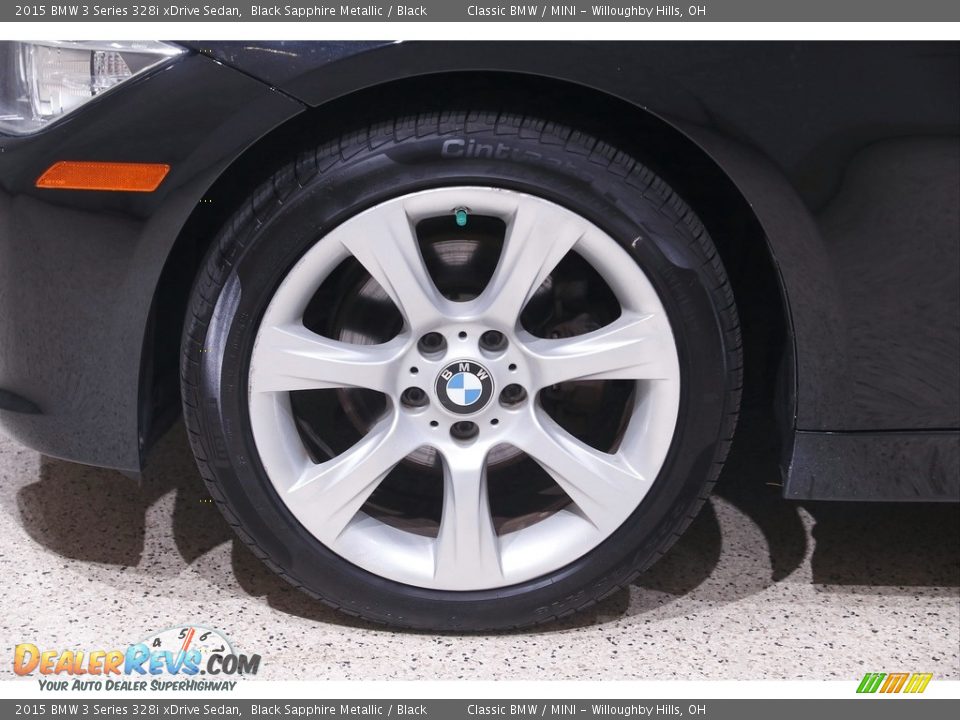 2015 BMW 3 Series 328i xDrive Sedan Black Sapphire Metallic / Black Photo #22