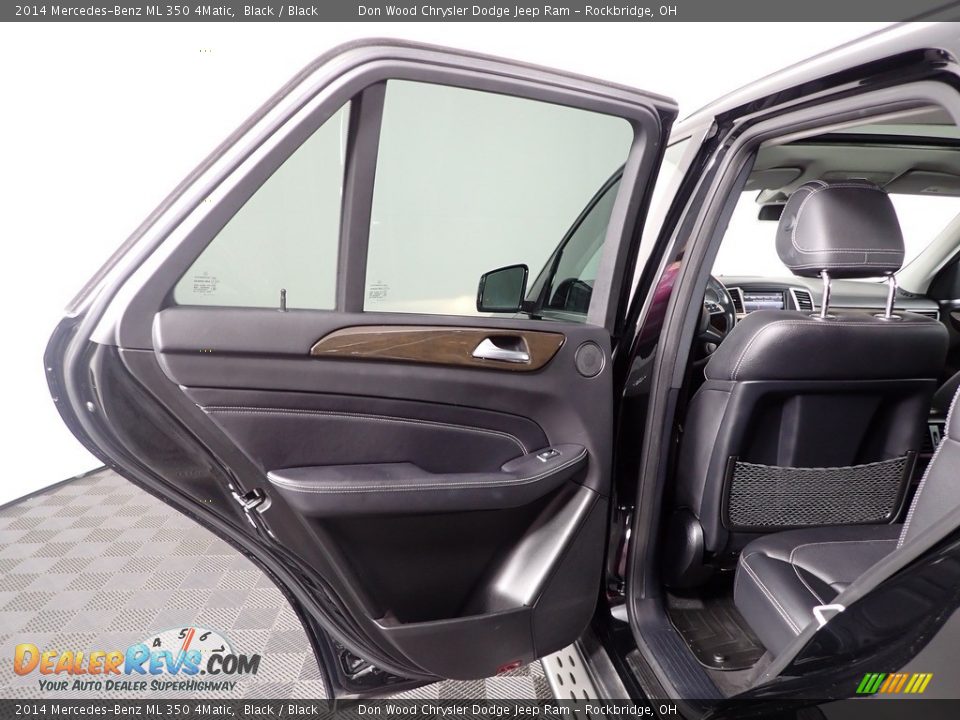 2014 Mercedes-Benz ML 350 4Matic Black / Black Photo #27