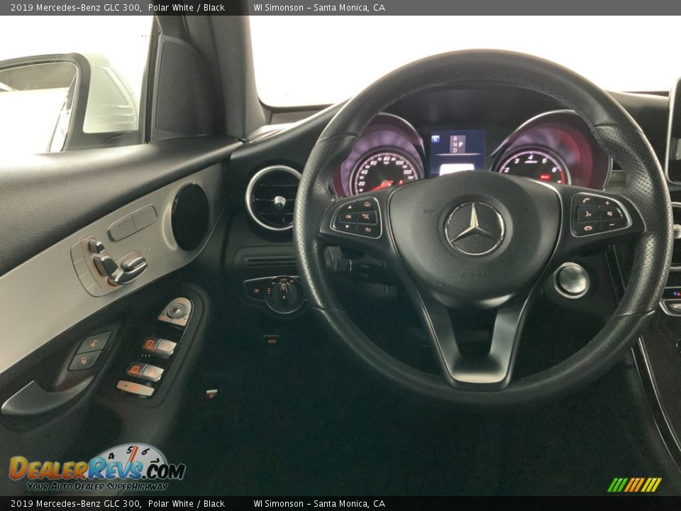 2019 Mercedes-Benz GLC 300 Polar White / Black Photo #24