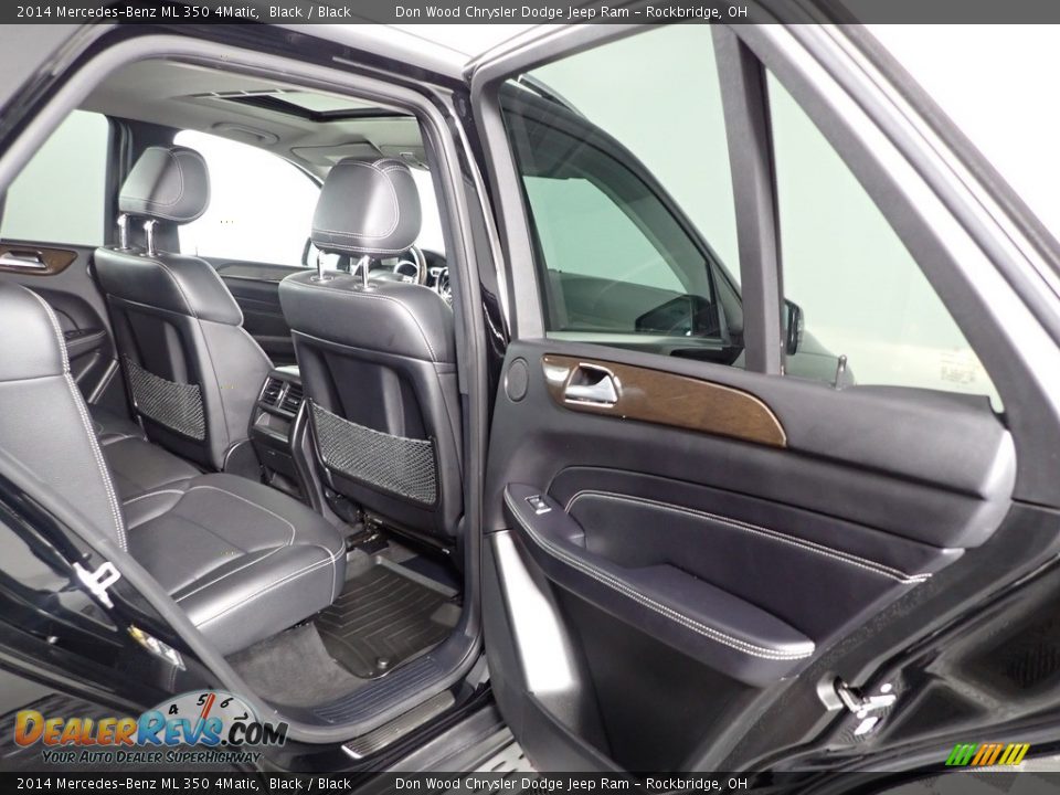 2014 Mercedes-Benz ML 350 4Matic Black / Black Photo #32