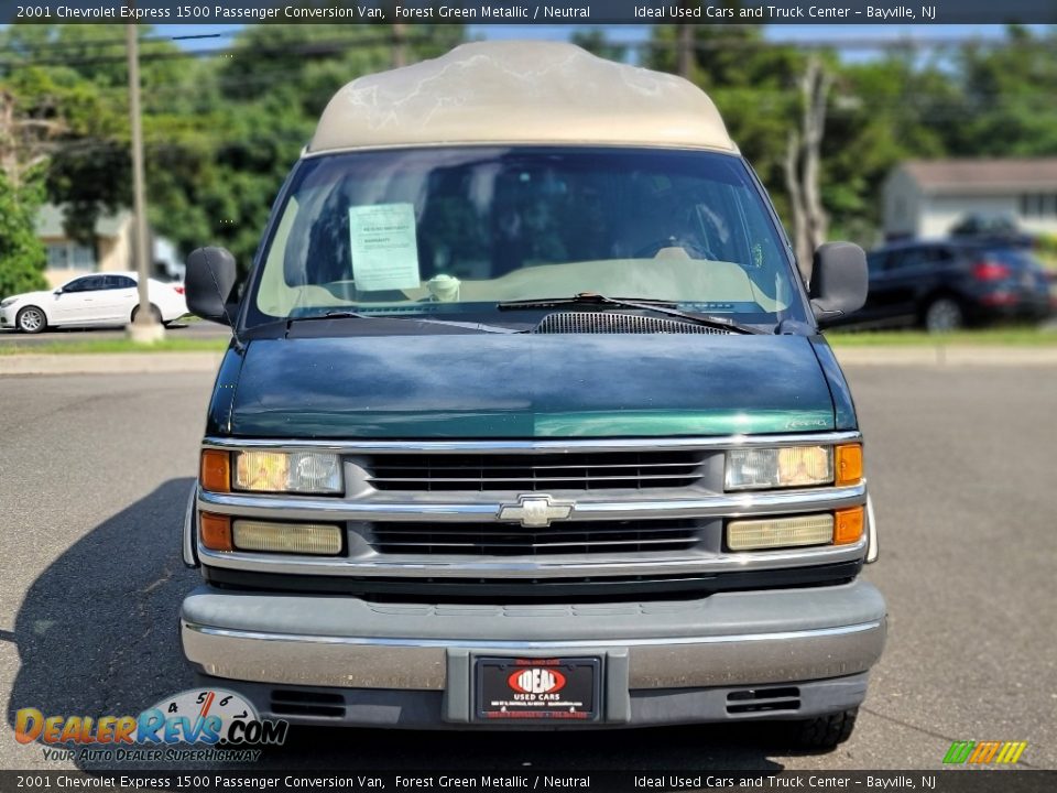 2001 Chevrolet Express 1500 Passenger Conversion Van Forest Green Metallic / Neutral Photo #3