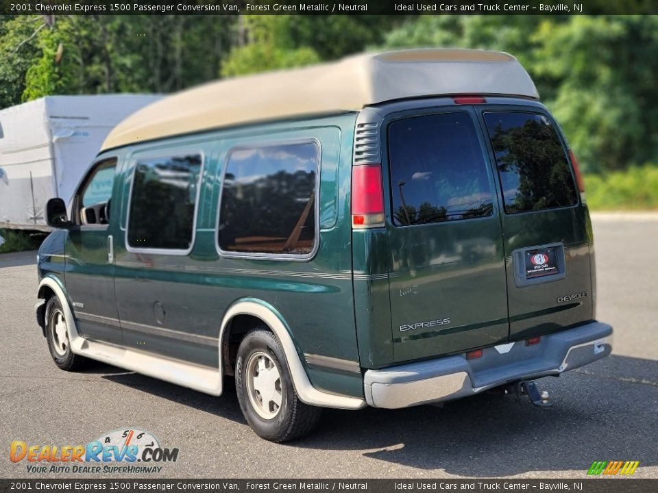 2001 Chevrolet Express 1500 Passenger Conversion Van Forest Green Metallic / Neutral Photo #5