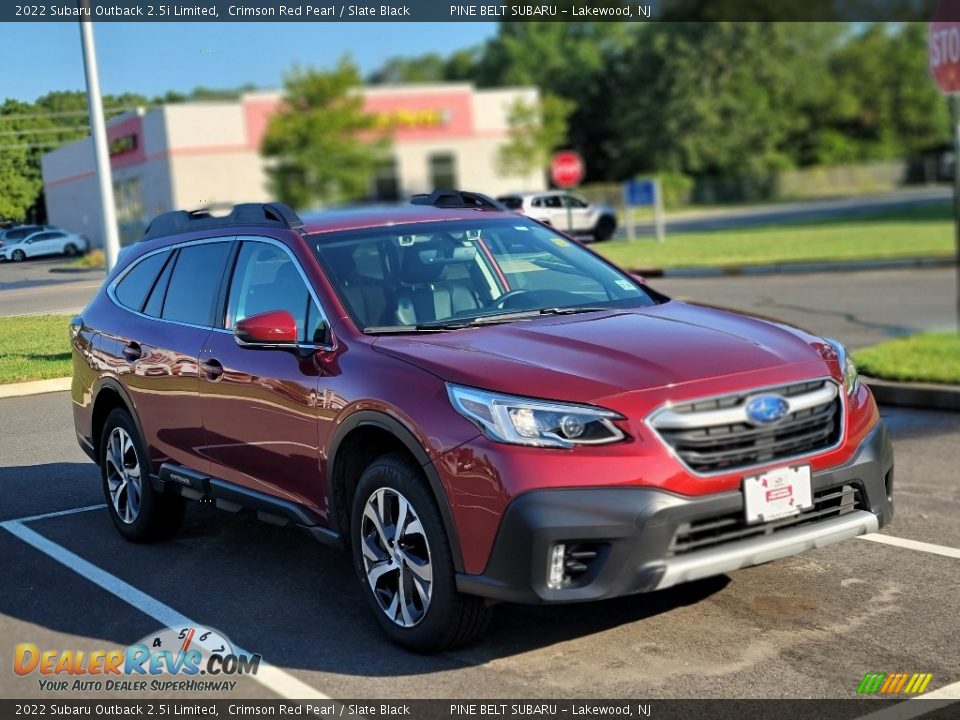 2022 Subaru Outback 2.5i Limited Crimson Red Pearl / Slate Black Photo #4