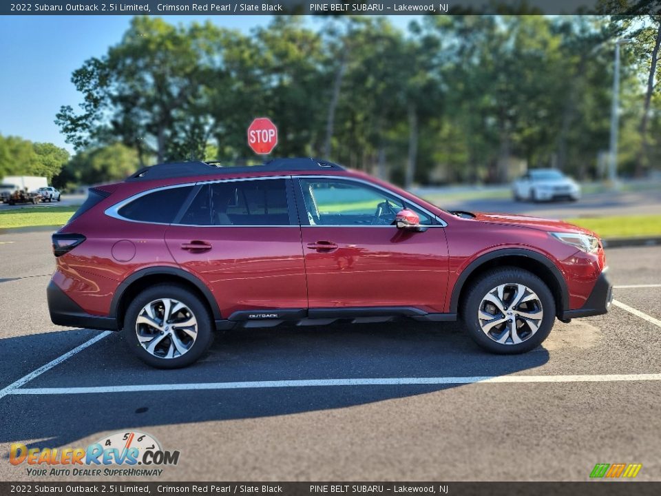 2022 Subaru Outback 2.5i Limited Crimson Red Pearl / Slate Black Photo #5