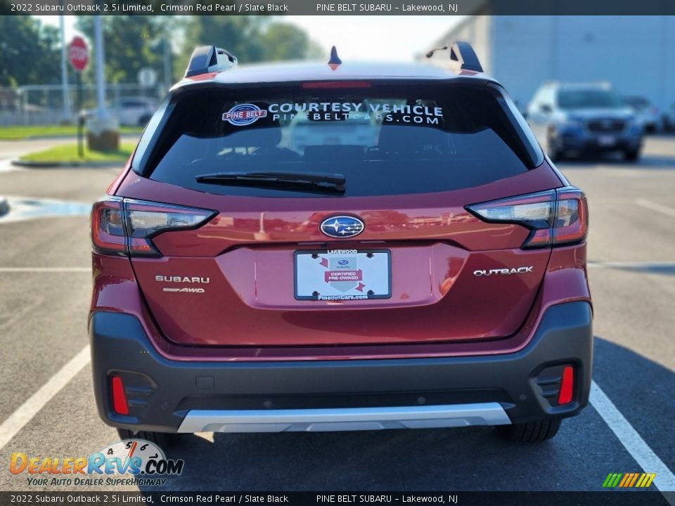 2022 Subaru Outback 2.5i Limited Crimson Red Pearl / Slate Black Photo #8