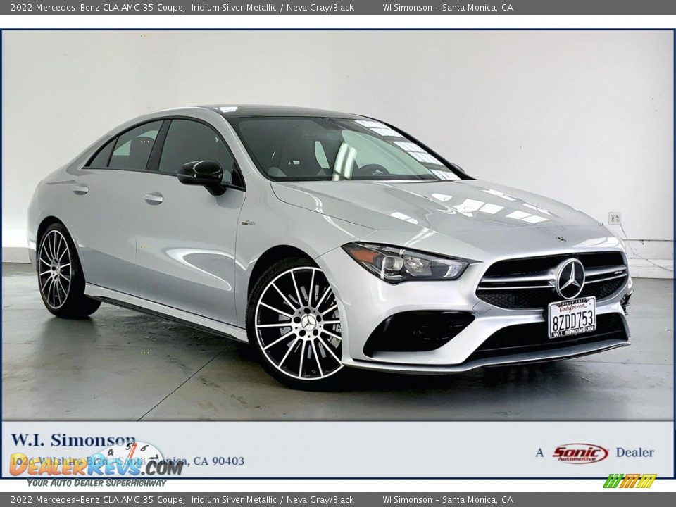 2022 Mercedes-Benz CLA AMG 35 Coupe Iridium Silver Metallic / Neva Gray/Black Photo #1