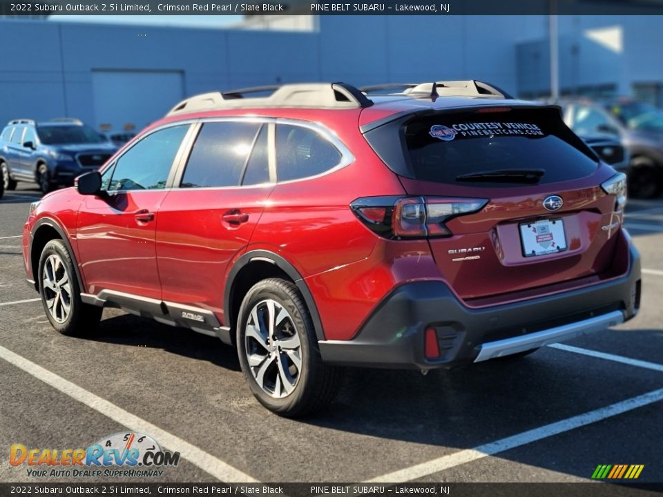 2022 Subaru Outback 2.5i Limited Crimson Red Pearl / Slate Black Photo #9