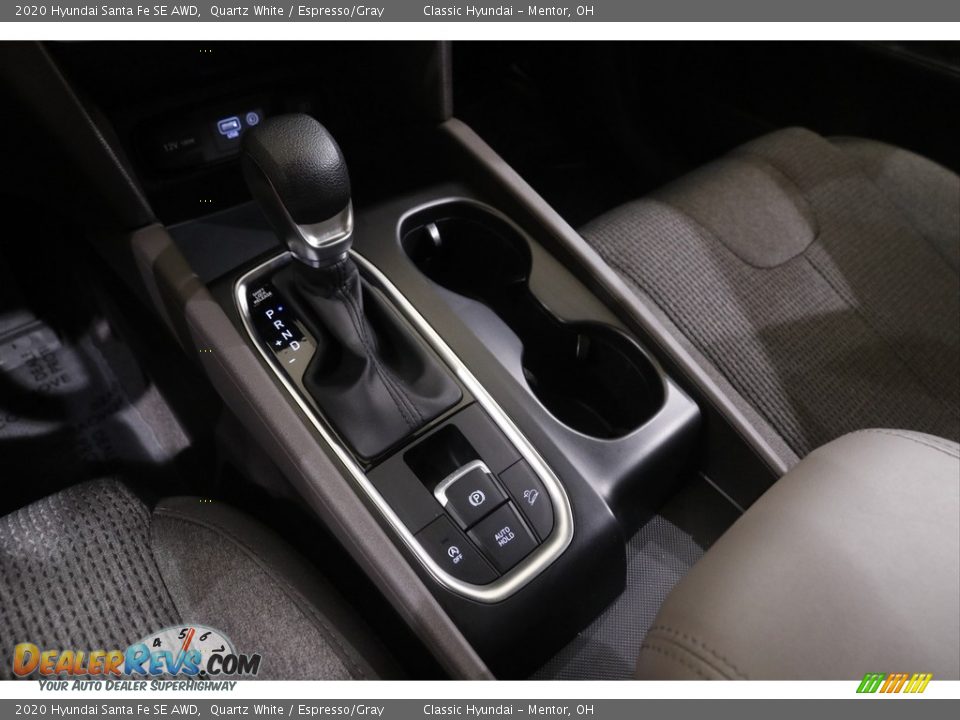 2020 Hyundai Santa Fe SE AWD Quartz White / Espresso/Gray Photo #13