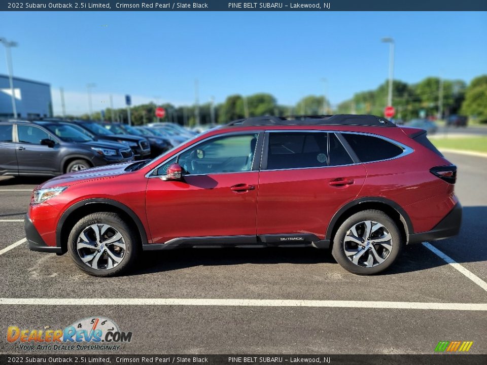 2022 Subaru Outback 2.5i Limited Crimson Red Pearl / Slate Black Photo #10