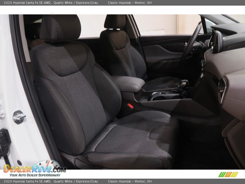 2020 Hyundai Santa Fe SE AWD Quartz White / Espresso/Gray Photo #14