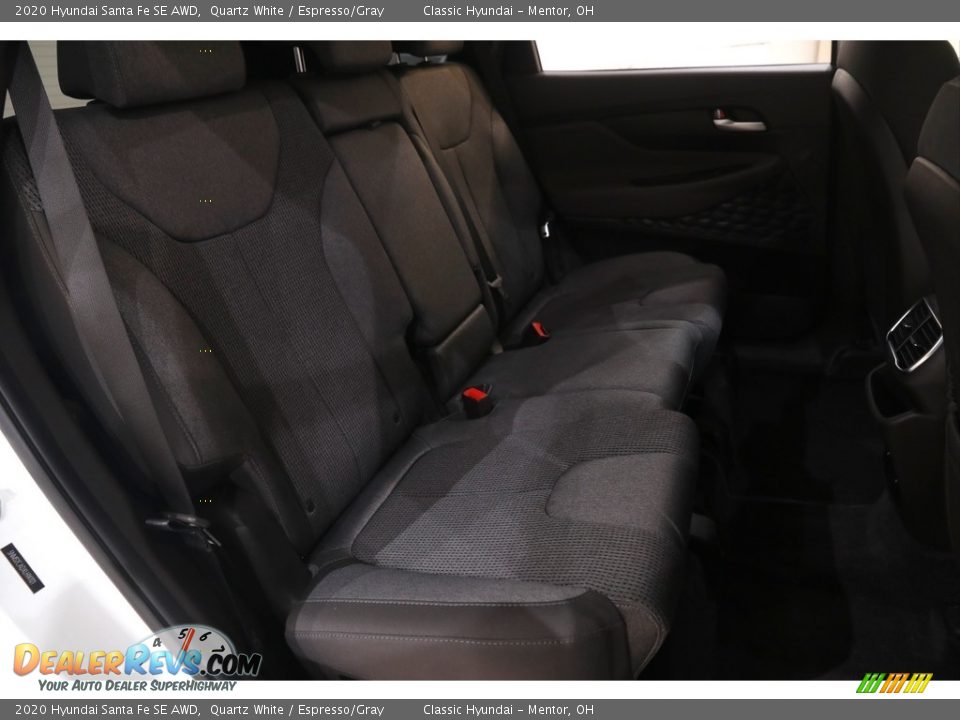 2020 Hyundai Santa Fe SE AWD Quartz White / Espresso/Gray Photo #15