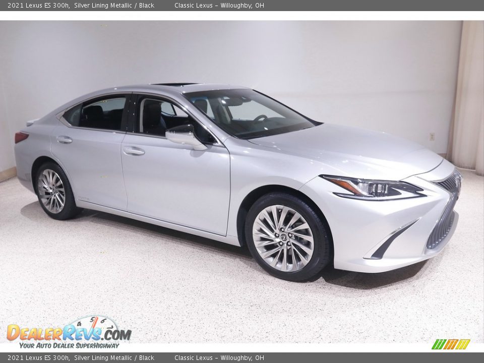 2021 Lexus ES 300h Silver Lining Metallic / Black Photo #1