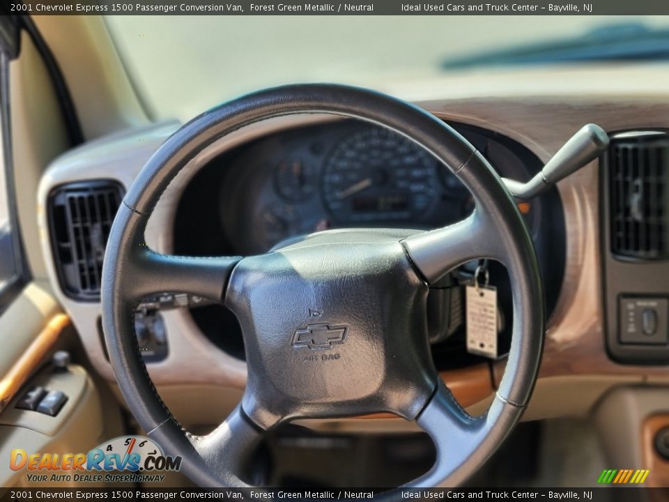 2001 Chevrolet Express 1500 Passenger Conversion Van Steering Wheel Photo #18