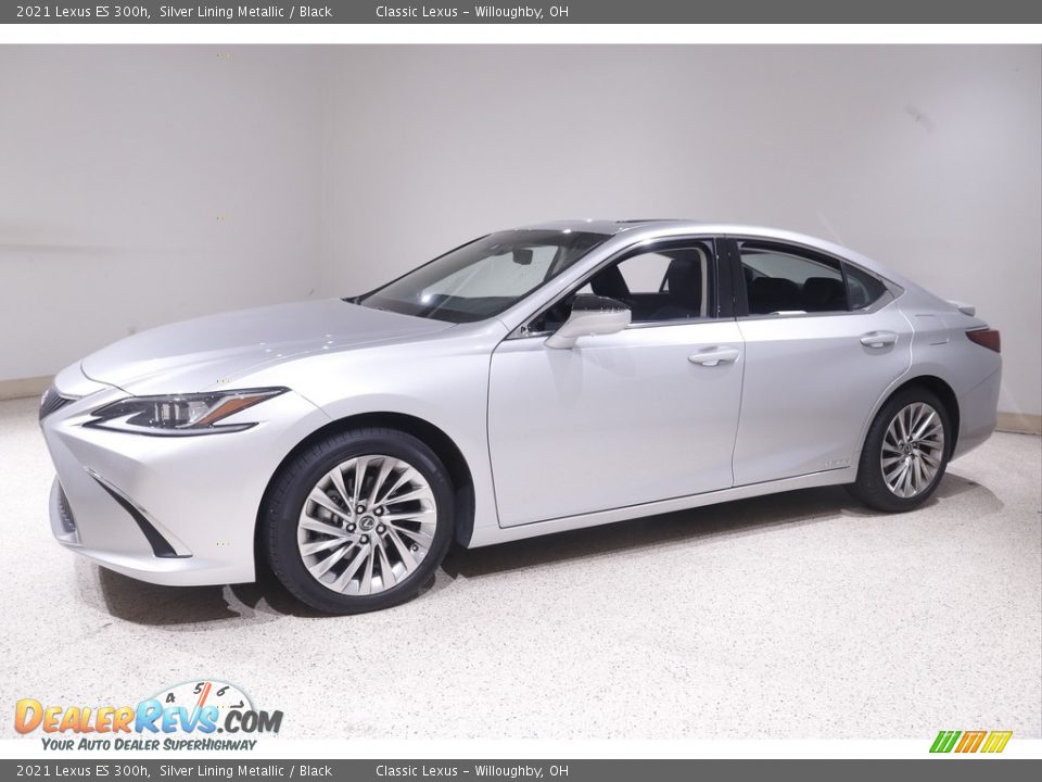 2021 Lexus ES 300h Silver Lining Metallic / Black Photo #3