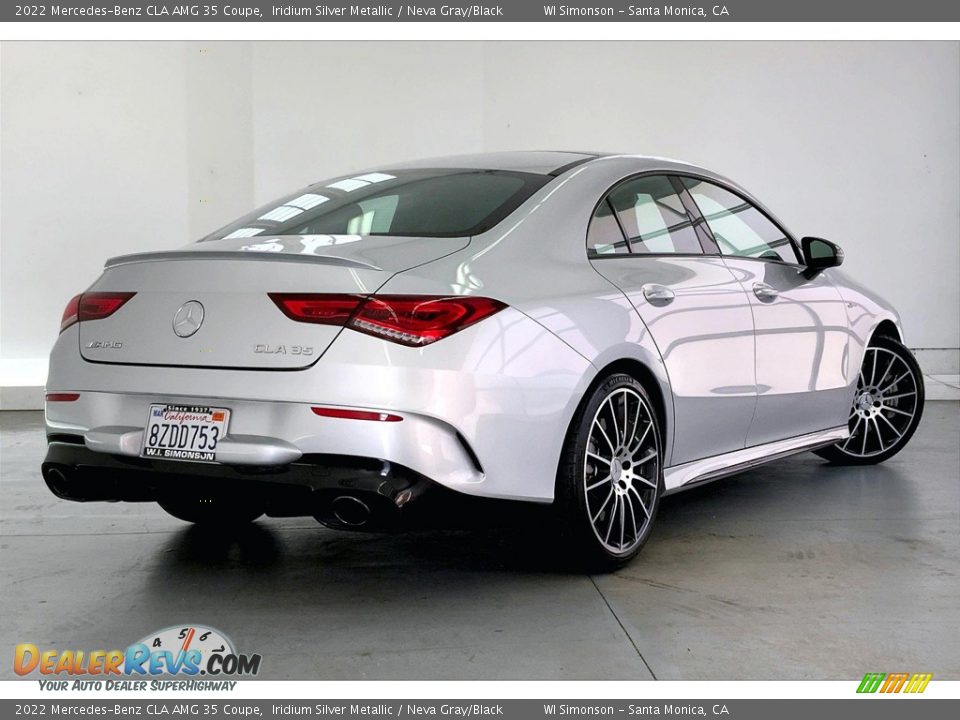 2022 Mercedes-Benz CLA AMG 35 Coupe Iridium Silver Metallic / Neva Gray/Black Photo #13