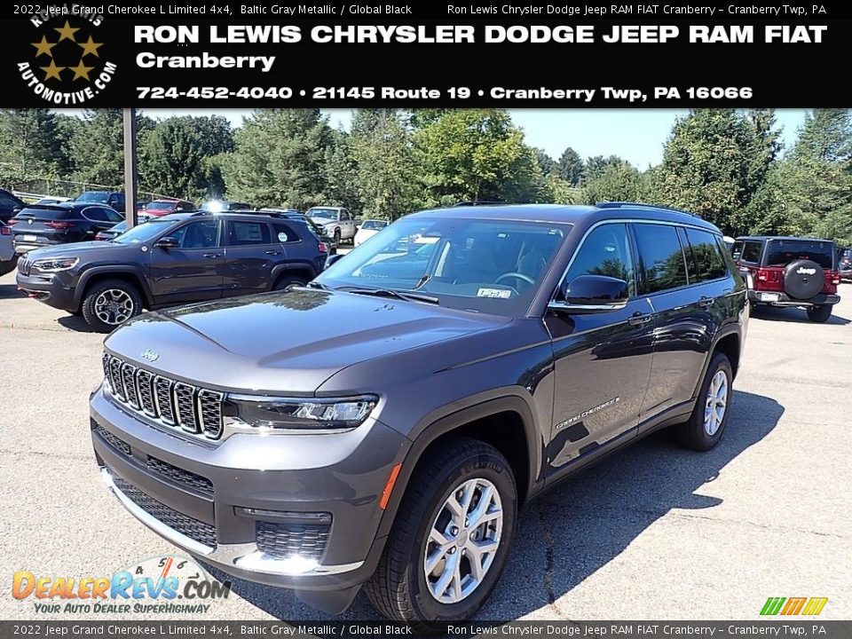 2022 Jeep Grand Cherokee L Limited 4x4 Baltic Gray Metallic / Global Black Photo #1