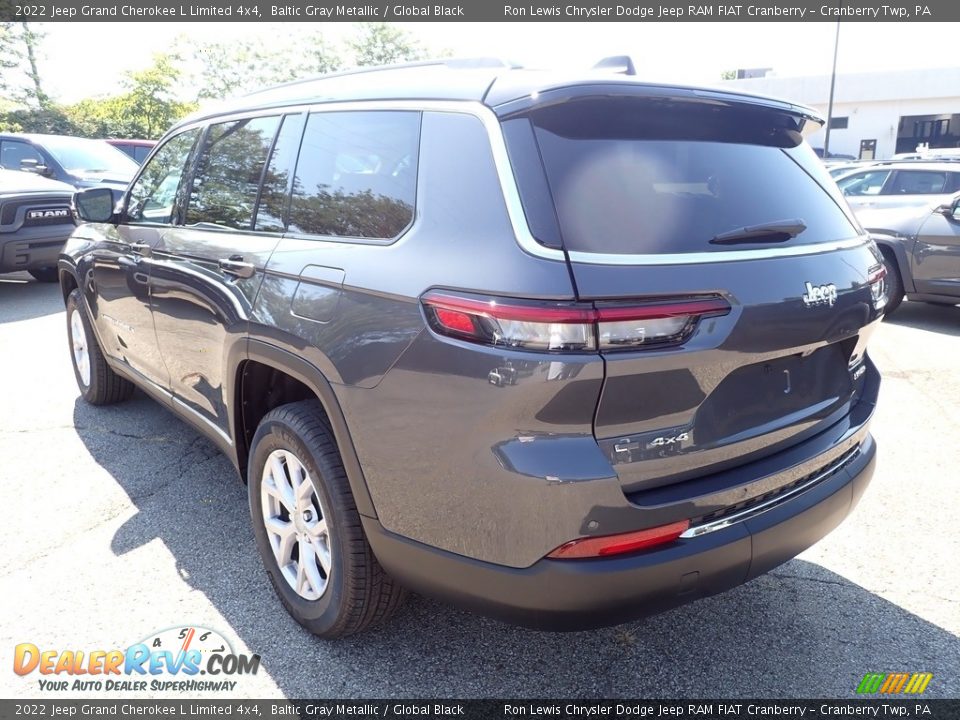 2022 Jeep Grand Cherokee L Limited 4x4 Baltic Gray Metallic / Global Black Photo #3