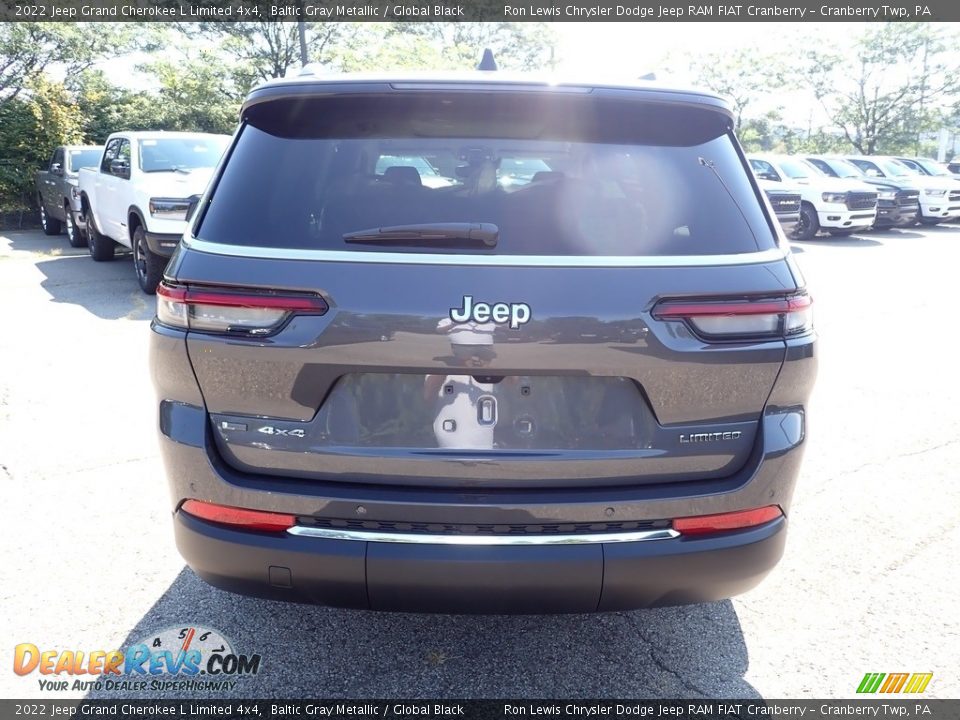 2022 Jeep Grand Cherokee L Limited 4x4 Baltic Gray Metallic / Global Black Photo #4
