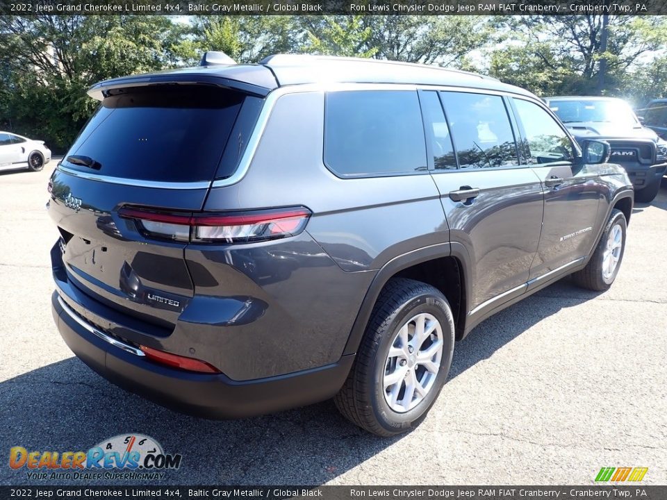 2022 Jeep Grand Cherokee L Limited 4x4 Baltic Gray Metallic / Global Black Photo #5