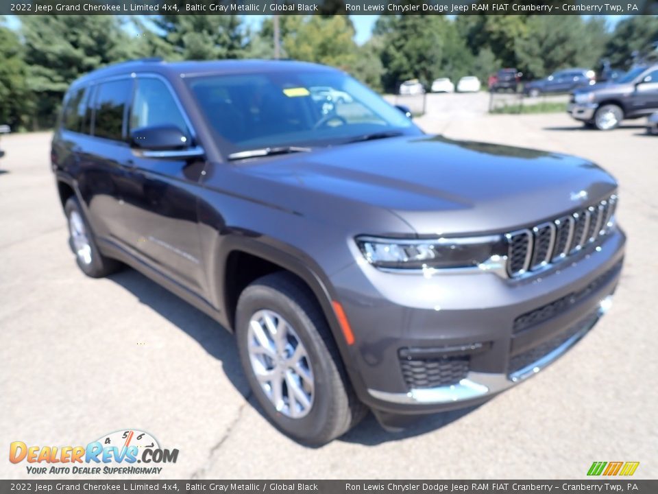 2022 Jeep Grand Cherokee L Limited 4x4 Baltic Gray Metallic / Global Black Photo #7