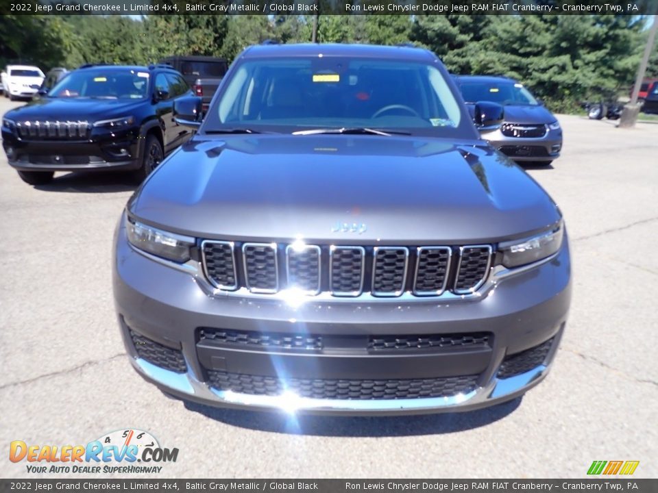 2022 Jeep Grand Cherokee L Limited 4x4 Baltic Gray Metallic / Global Black Photo #8