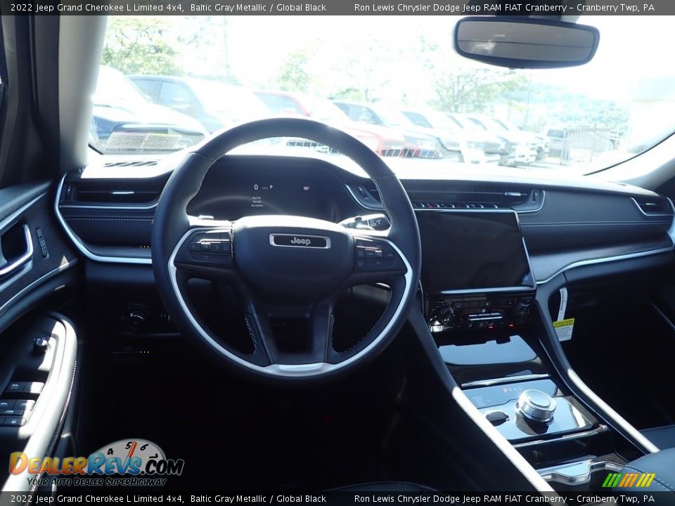 2022 Jeep Grand Cherokee L Limited 4x4 Baltic Gray Metallic / Global Black Photo #13