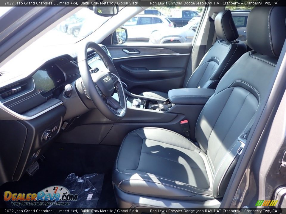 2022 Jeep Grand Cherokee L Limited 4x4 Baltic Gray Metallic / Global Black Photo #14
